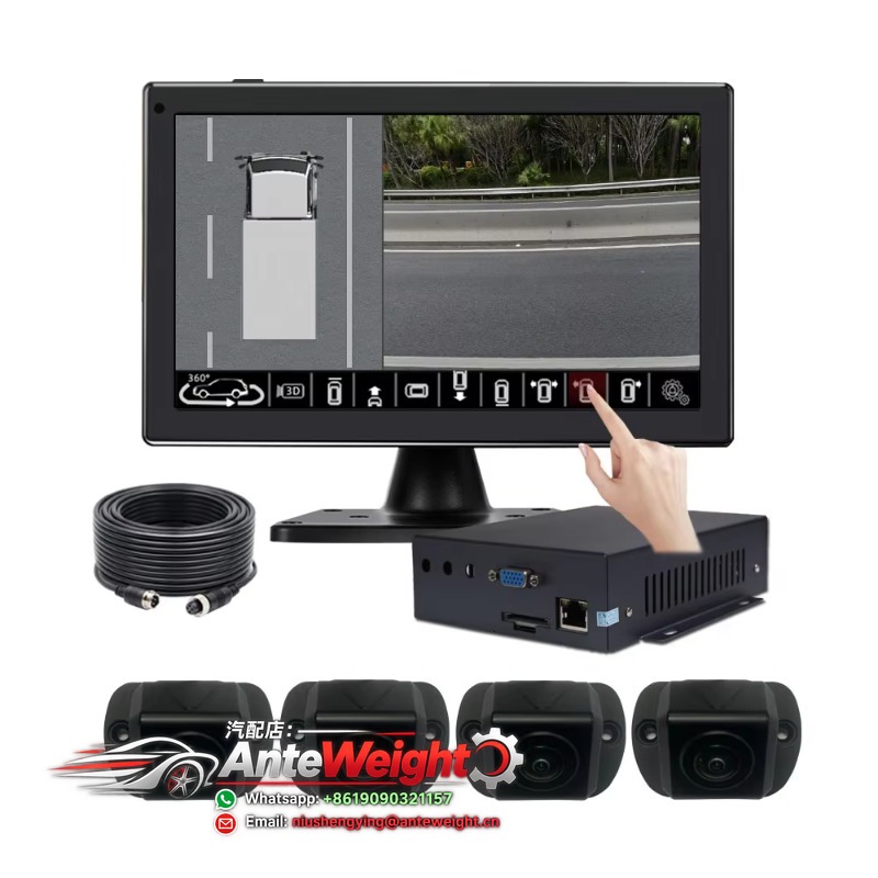 360 Degree Bird View Car Camera System - HD 3D 360-Degree Surround Bird View