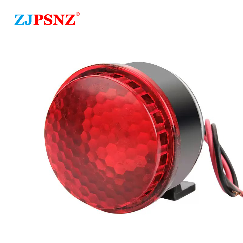 Car Warning Buzzer Alarm Speaker Beeper - 6 Tones With Light Alarm Buzzer