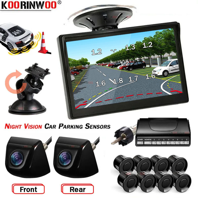 Car Parking Sensor 8 Sensor Front Rear - Koorinwoo Intelligent System For Cars Parktronics