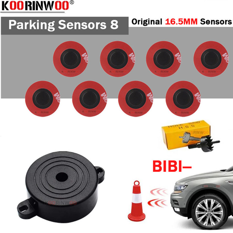 Car Parking Sensor 8 Sensor Front Rear - Koorinwoo Auto Parking Sensors 8 Front