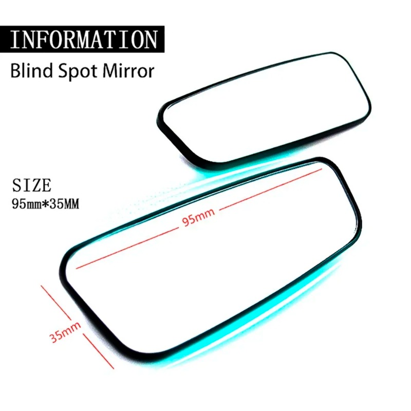 2Pcs 360 Degree Adjustable Bli - Blind Spot Mirror Wide Angle Convex 2Pcs review and price