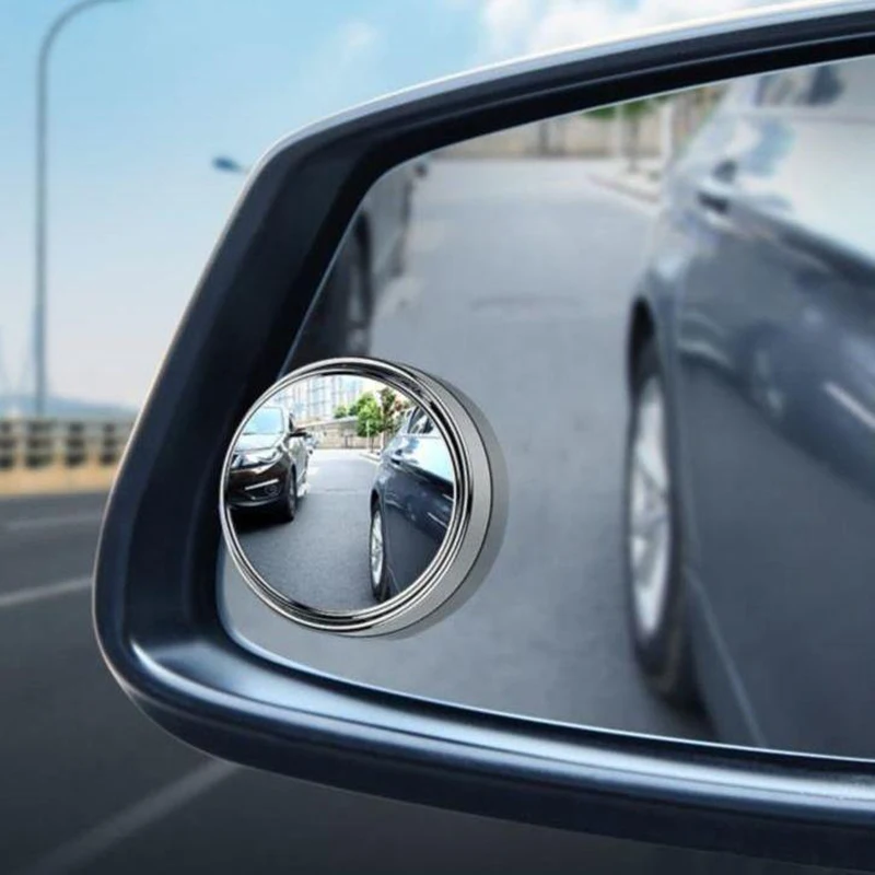 360° Adjustable Wide-Angle Rou - Blind Spot Mirror Wide Angle Convex 2Pcs review and price