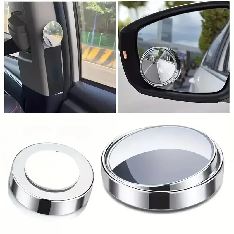 1/2Pcs 360° Degree Adjustable  - Blind Spot Mirror Wide Angle Convex 2Pcs review and price