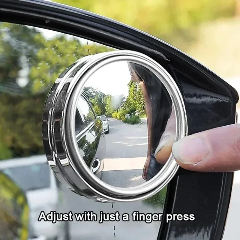 1/2Pcs 360° Degree Adjustable  - Blind Spot Mirror Wide Angle Convex 2Pcs review and price