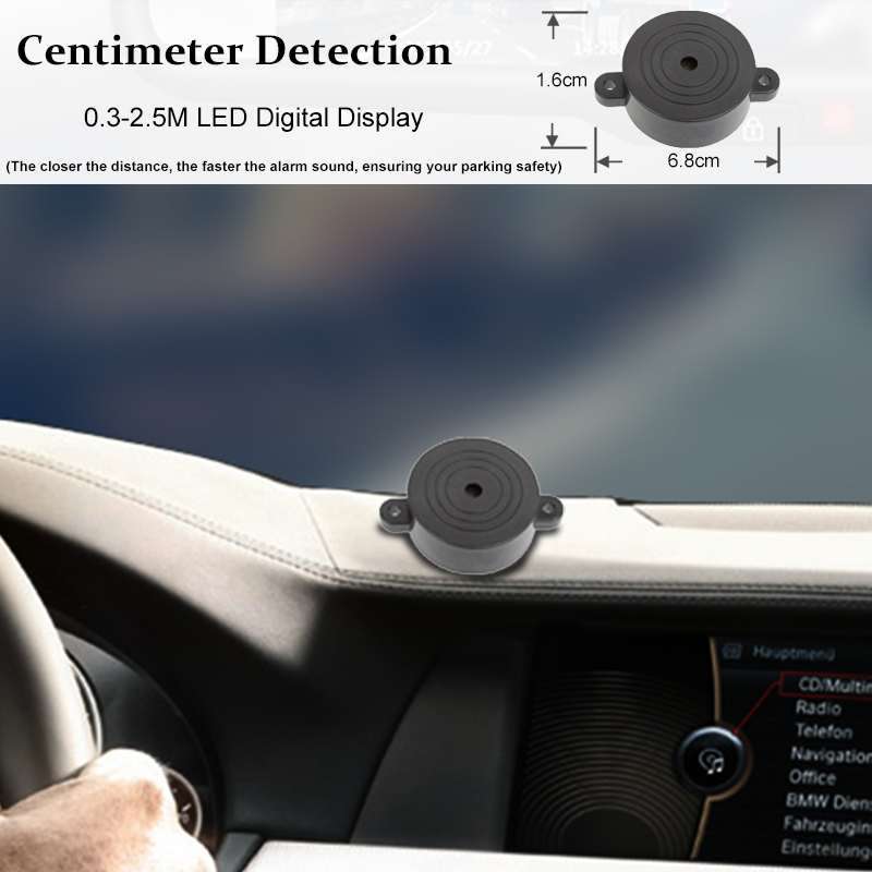 Digital Display 4 Sensors Buzz - Parking Sensor Buzzer Display Indicator review and price