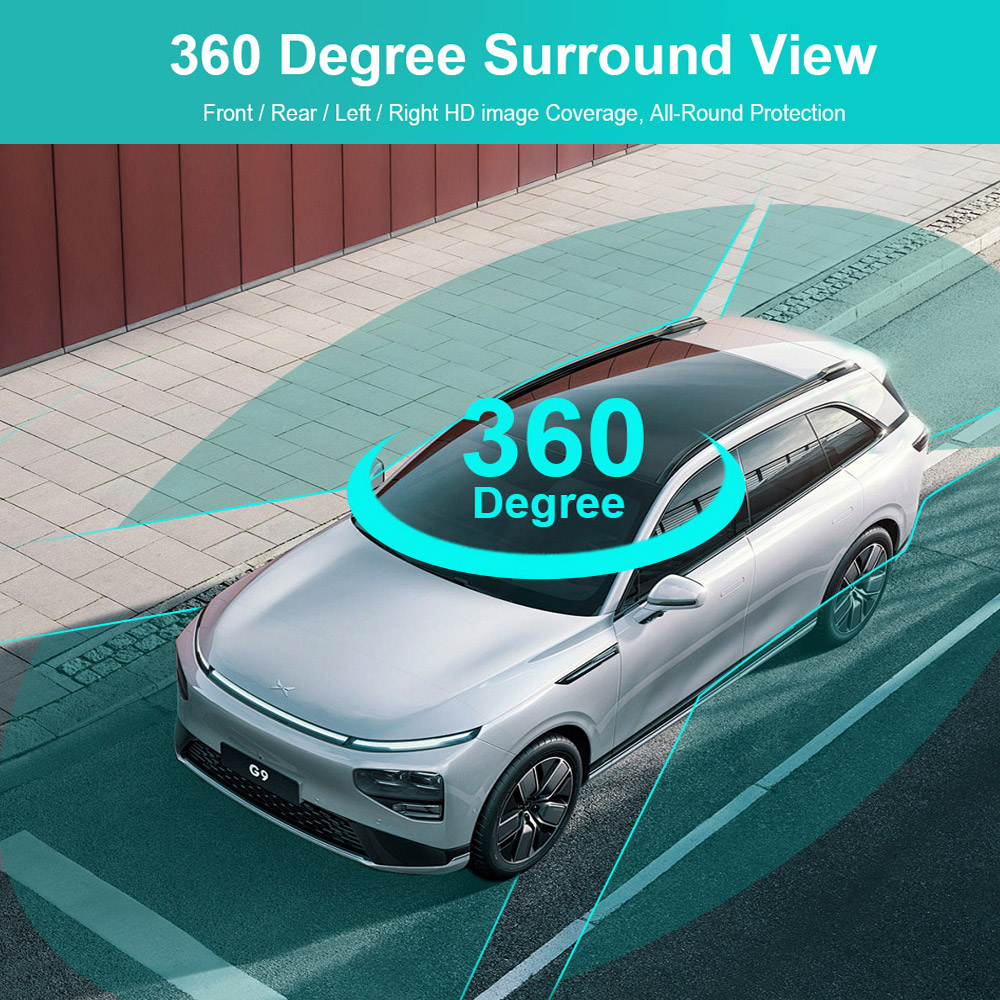 QMKJ 360 Degree Surround Camer - 360 Degree Bird View Car Camera System review and price