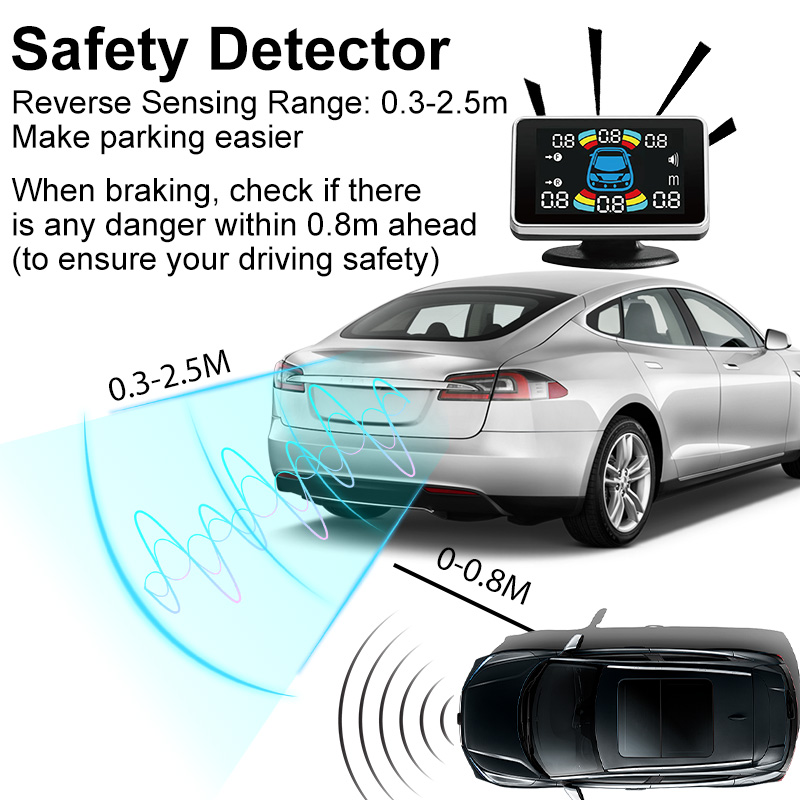 8 Parktronic Parking Sensors K - Car Parking Sensor 8 Sensor Front Rear review and price