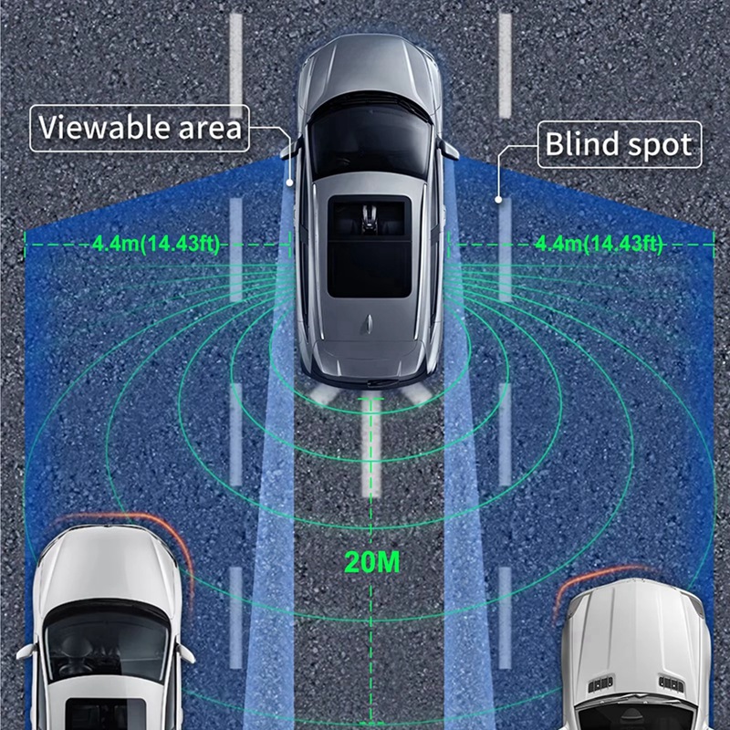 A87D-20M Car Universal 24Ghz M - Millimeter Wave Radar Blind Spot Warning review and price