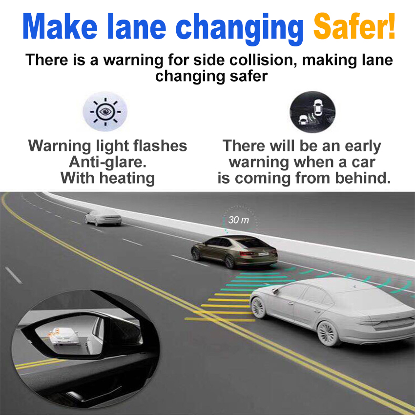 Car BSD BSM BSA Driving Warnin - Blind Spot Detection System 24Ghz Radar review and price