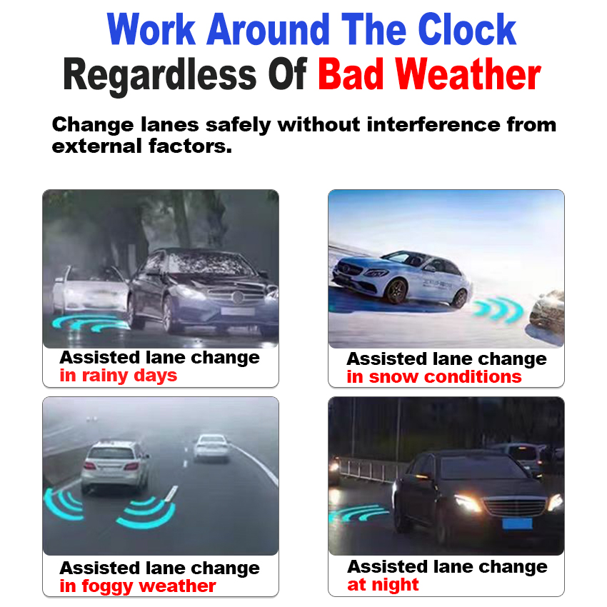Car BSD BSA BSM Change Lane Ai - Blind Spot Detection System 24Ghz Radar review and price