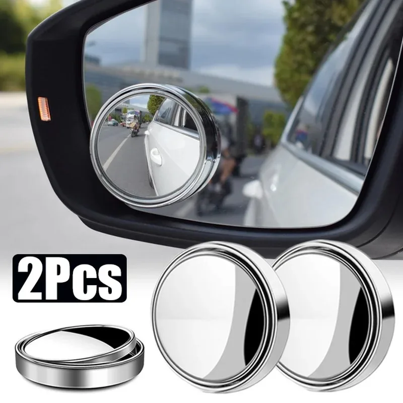 2Pcs 360 Degree Adjustable Bli - Blind Spot Mirror Wide Angle Convex 2Pcs review and price