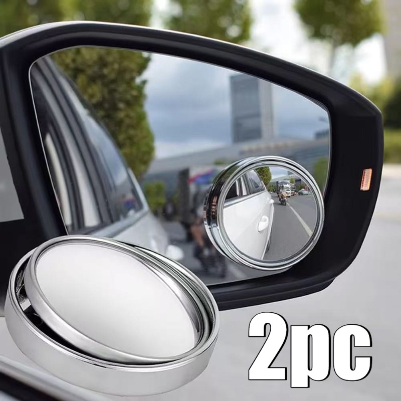 2Pcs Round Frame Convex Blind  - Blind Spot Mirror Wide Angle Convex 2Pcs review and price