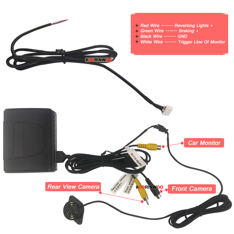 Koorinwoo 360 Bird Parktronic  - Car Parking Sensor 8 Sensor Front Rear review and price
