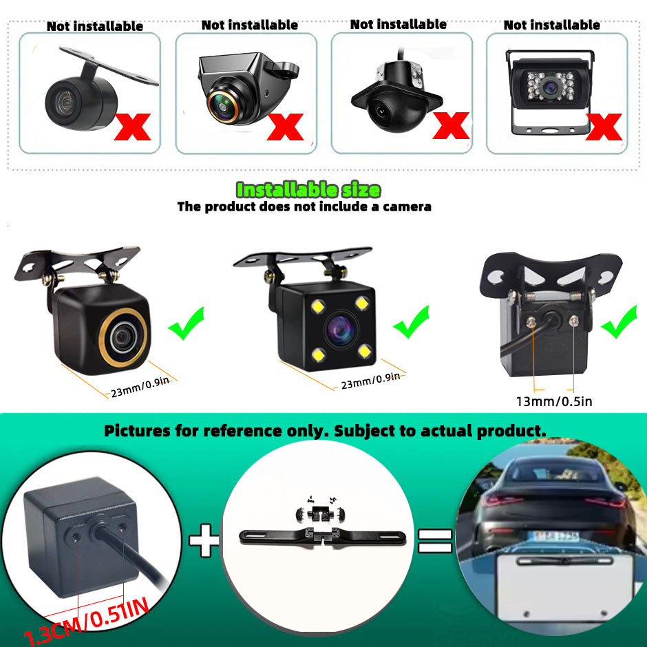 Rear View Backup Camera Licens - License Plate Backup Camera Frame Mount review and price