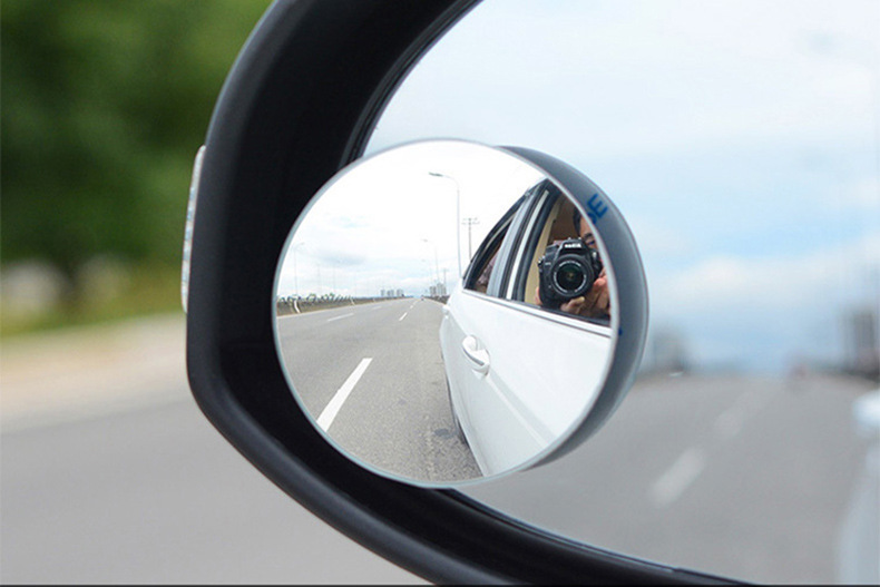 1/2Pcs Rimless 360° Adjustable - Blind Spot Mirror Wide Angle Convex 2Pcs review and price
