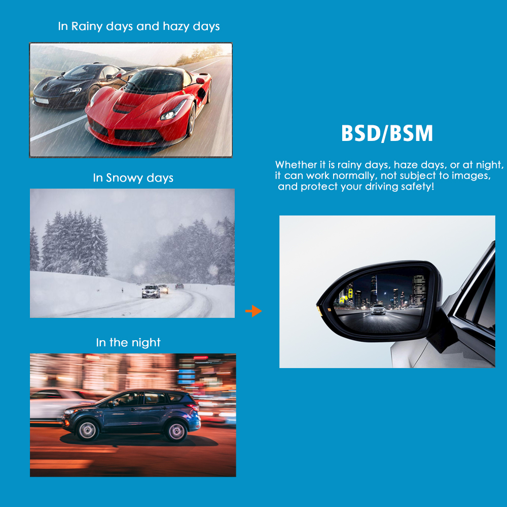 Car BSD Blind Area Spot Detect - Blind Spot Detection System 24Ghz Radar review and price