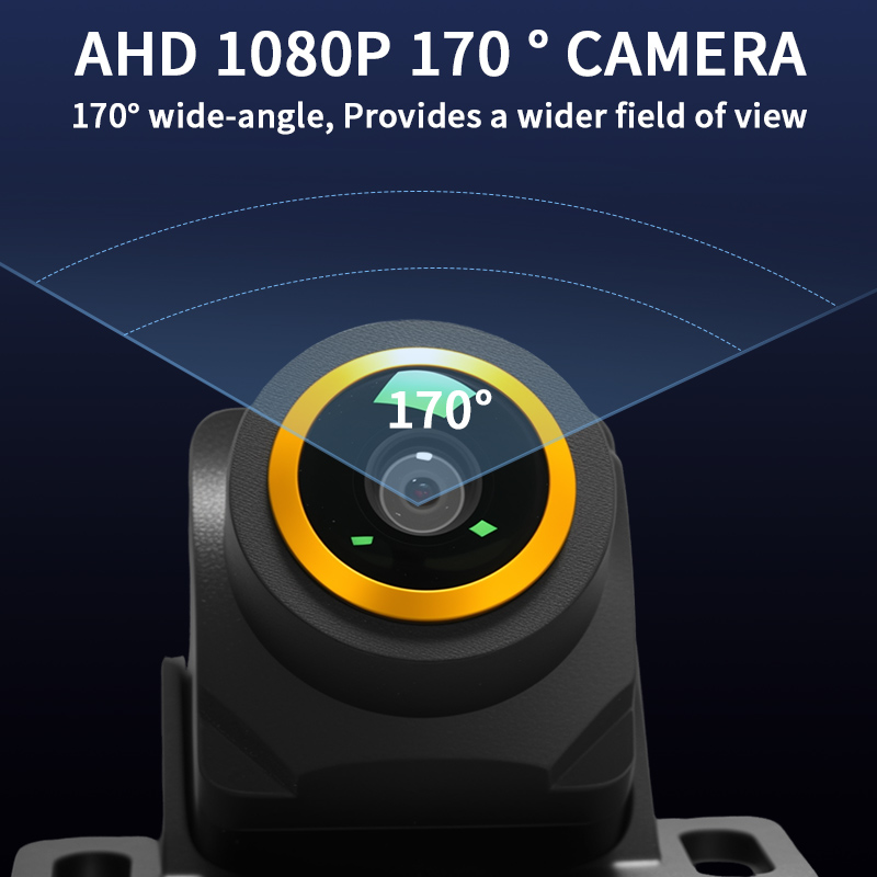170° Car Reverse Camera Fishey - 360 Degree Bird View Car Camera System review and price