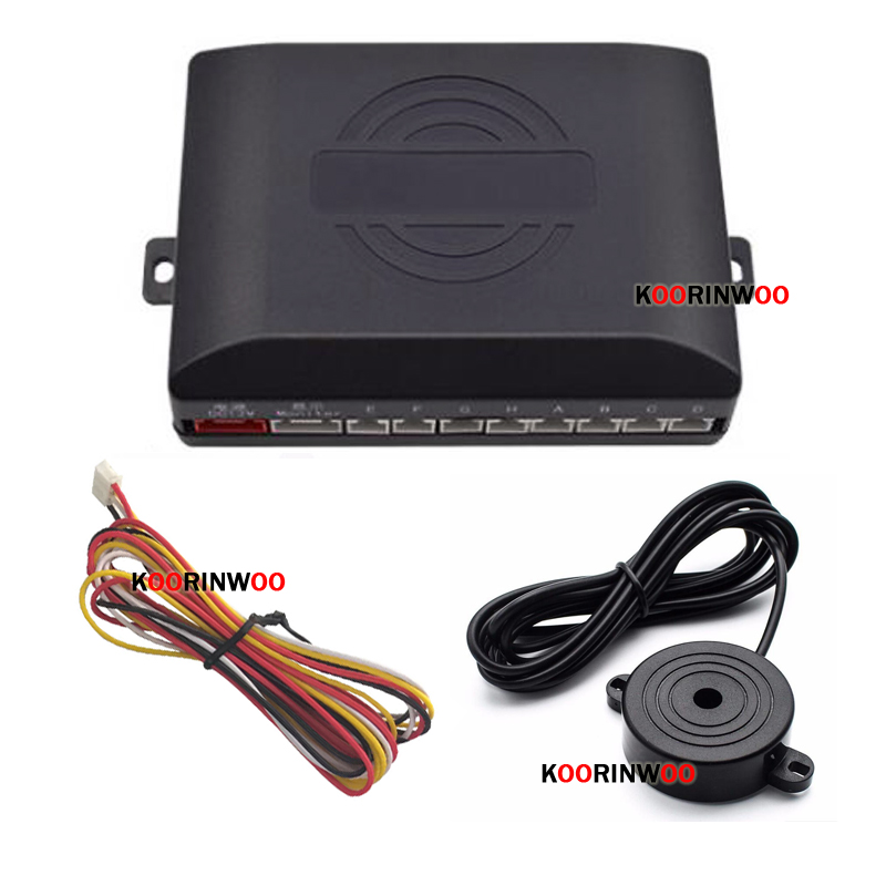 Koorinwoo Auto Parking Sensors - Car Parking Sensor 8 Sensor Front Rear review and price